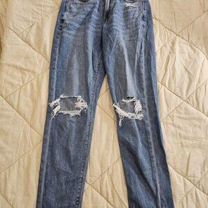 American Eagle Comfort Stretch Waist Mom Jean Women's 0 XS (Blue)